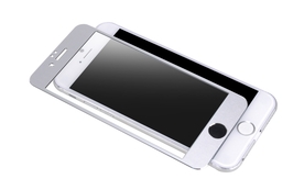 Стъклен протектор за IPhone 6 Carbon FULL бял